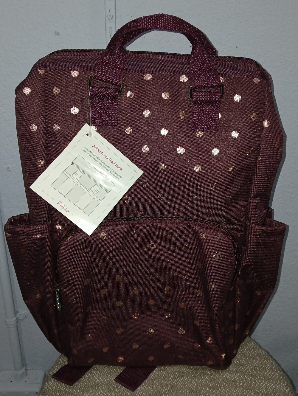 Thirty-One Burgundy Backpack NWT